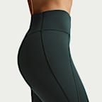 Leggings de cintura alta sin costura delantera de largo completo para mujer Nike Universa