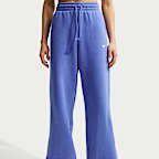 Pants de tiro alto de pierna amplia para mujer Nike Sportswear Phoenix Fleece