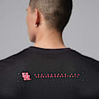Playera de manga corta Nike Dri-FIT de básquetbol para hombre Nike NCAA Houston Cougars