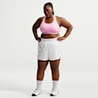 Nike Swoosh Sport-BH mit mittlerem Halt und Polsterung (große Größen)
