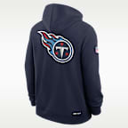 Tennessee Titans Utility Player Sideline Men's Nike Dri-FIT NFL Full-Zip Hoodie