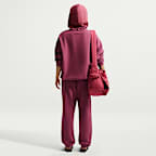 Nike Studio Fleece Medium Weight Pantalón oversize de cintura alta con bajos elásticos - Mujer
