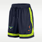 Shorts para mujer Nike Crossover WNBA Dallas Wings