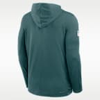 Philadelphia Eagles Sideline Men's Nike Dri-FIT NFL Long-Sleeve Hooded Top
