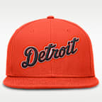 Gorra Nike Dri-FIT de la MLB ajustada para hombre Detroit Tigers True