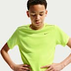 Nike Miler Older Kids' Dri-FIT Short-Sleeve Top