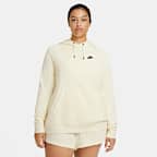 Sudadera con capucha sin cierre de tejido Fleece para mujer Nike Sportswear Essential (talla grande)