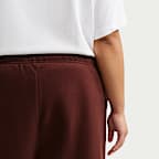 Pants de tiro medio y pierna amplia para mujer Nike Studio Fleece Medium Weight