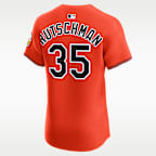 Jersey Nike Dri-FIT ADV de la MLB Elite para hombre Adley Rutschman Baltimore Orioles