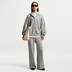 Nike Studio Fleece Lightweight 'French Terry' Women's Mid-Rise Wide-Leg Trousers