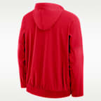 Ohio State Sideline Anorak Men's Nike College 1/2-Zip Hooded Jacket