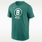 Playera Nike de la MLB para hombre Boston Red Sox City Connect 2-Hit