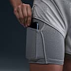 Shorts 2 en 1 Dri-FIT de tiro alto de 8 cm para mujer Nike One