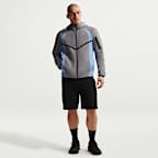 Nike Tech Windrunner-Fleecejacke mit durchgehendem Reißverschluss und Color-Block-Design (Herren)