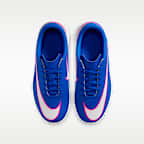 รองเท้าฟุตบอลไม่หุ้มข้อเด็กเล็ก/เด็กโตสำหรับพื้นสนามหญ้าเทียมสั้น Nike Jr. Mercurial Vapor 16 Club