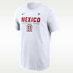Playera Nike para hombre Mexico National Baseball Team 2026 World Baseball Classic Bold