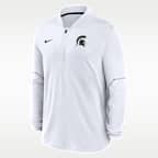 Michigan State Sideline Men's Nike Dri-FIT College 1/2-Zip Top
