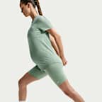 Shorts de ciclismo de maternidad Dri-FIT de tiro alto de 20 cm con bolsillos para mujer Nike (M) One