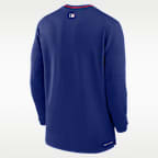 Texas Rangers Authentic Collection Men's Nike Dri-FIT MLB 1/2-Zip Long-Sleeve Top