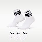 Nike Everyday Elevated Ankle Socks (3 Pairs)