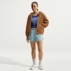 Nike Studio Fleece Medium Weight Women's Oversized Full-Zip Hoodie