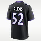 Ray Lewis Baltimore Ravens Retired Men's Nike NFL Game Jersey