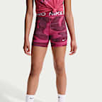 Nike Pro Dri-FIT-shorts (8 cm) til store barn (jente)