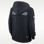 Los Angeles Rams Rivalries Collection Sideline Women's Nike Dri-FIT NFL Pullover Hoodie