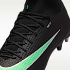 Høye Nike Mercurial Superfly 11 Academy-fotballsko til vått gress