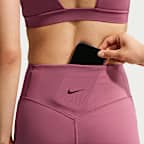 Leggings de malla de tiro alto de 7/8 para mujer Nike Universa