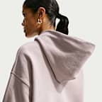 Nike Studio Fleece middelzware oversized dameshoodie