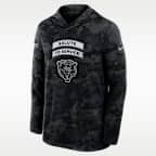 Chicago Bears Salute to Service Sideline Men's Nike Dri-FIT NFL Long-Sleeve Hooded Top