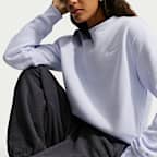 Nike Sportswear ekstra stor fleecebukse med mellomhøyt liv til dame