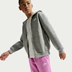 Shorts de French Terry para niños talla grande Nike Sportswear Club Fleece