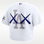 Los Angeles Dodgers Women's Nike x KAWS MLB Cropped Replica Jersey