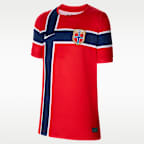 Norway 2026 Stadium Home Older Kids' Nike Dri-FIT Football Replica Shirt
