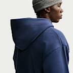 Sudadera con gorro holgada de cierre completo para hombre Nike Solo Fleece