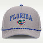 Gorra universitaria marca Jordan ajustable para hombre Florida Primetime Rise Rope