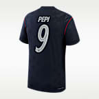 Jersey de futbol Nike Aero-FIT de Ricardo Pepi del USMNT visitante 2026 Match para hombre