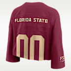 Florida State Jersey Women's Nike Dri-FIT College Cropped Top