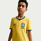 Brazil 2026/27 Match Home Older Kids' Nike Aero-FIT Football Authentic Jersey