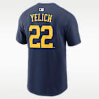 Christian Yelich Milwaukee Brewers 2026 World Series Champions Men's Nike MLB T-Shirt
