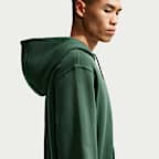 Sudadera con gorro de tejido Fleece y cierre completo para hombre Nike Club