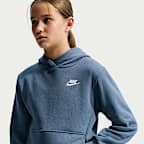 Sudadera con gorro sin cierre para niños talla grande Nike Sportswear Club Fleece