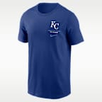 Kansas City Royals 2-Hit Men's Nike MLB T-Shirt