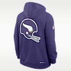 Sudadera con gorro sin cierre Nike Dri-FIT de la NFL para hombre Minnesota Vikings Alt Standard Issue