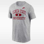 Playera universitaria Nike para hombre Florida State Legacy Alma Mater