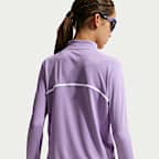 Nike Tempo Dri-FIT Longsleeve-Oberteil mit halbem Reißverschluss für ältere Kinder (Mädchen)