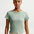 Nike Sportswear Women's Tight Ribbed Short-Sleeve T-Shirt