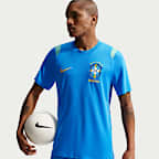 Brazil Academy Pro Men's Nike Dri-FIT Football Short-Sleeve Knit Top